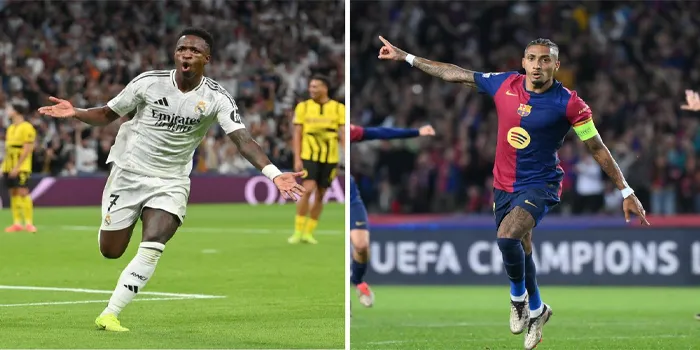 Liga Champions - Vinicius Jr. dan Raphinha Curi Perhatian dengan Hat-Trick